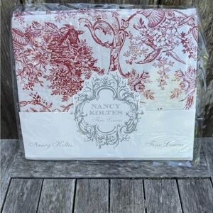 Nancy Koltes Red and White Fine Linens